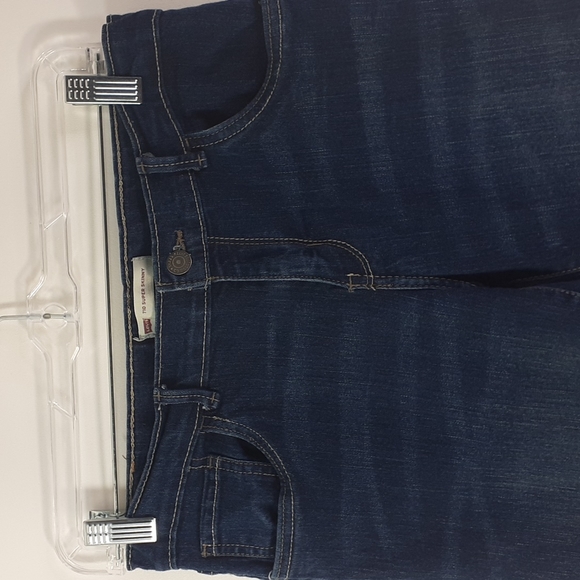 Levi's 710 Super Skinny Adjustable Waist Girl Size 16 Reg - Picture 7 of 16